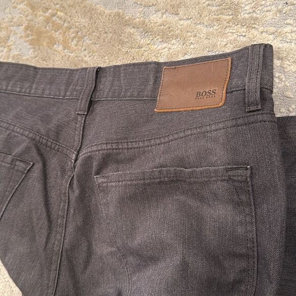 Hugo Boss Maine pants dark grey straight leg size 32/32 - Picture 7 of 9
